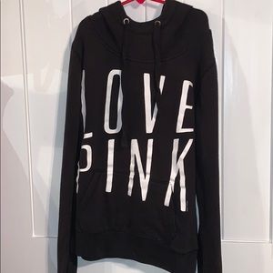 pink victoria’s secret hoodie